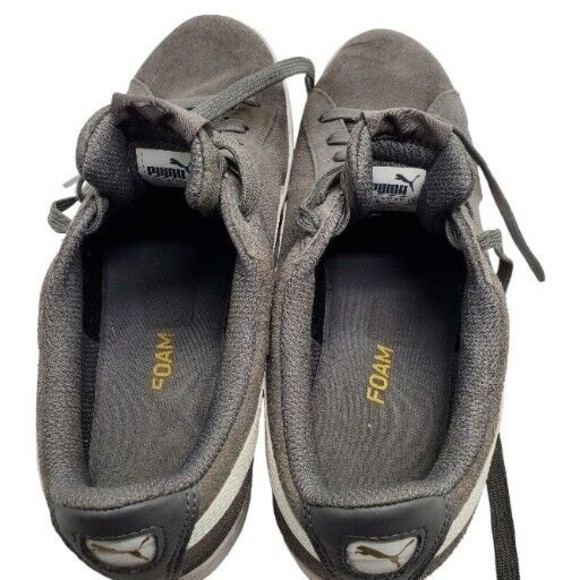 PUMA Suede Grey and White Womens-size US 10 - Picture 8 of 11